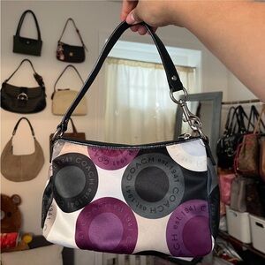 Coach Multicolor Circle Pattern Women's Bag